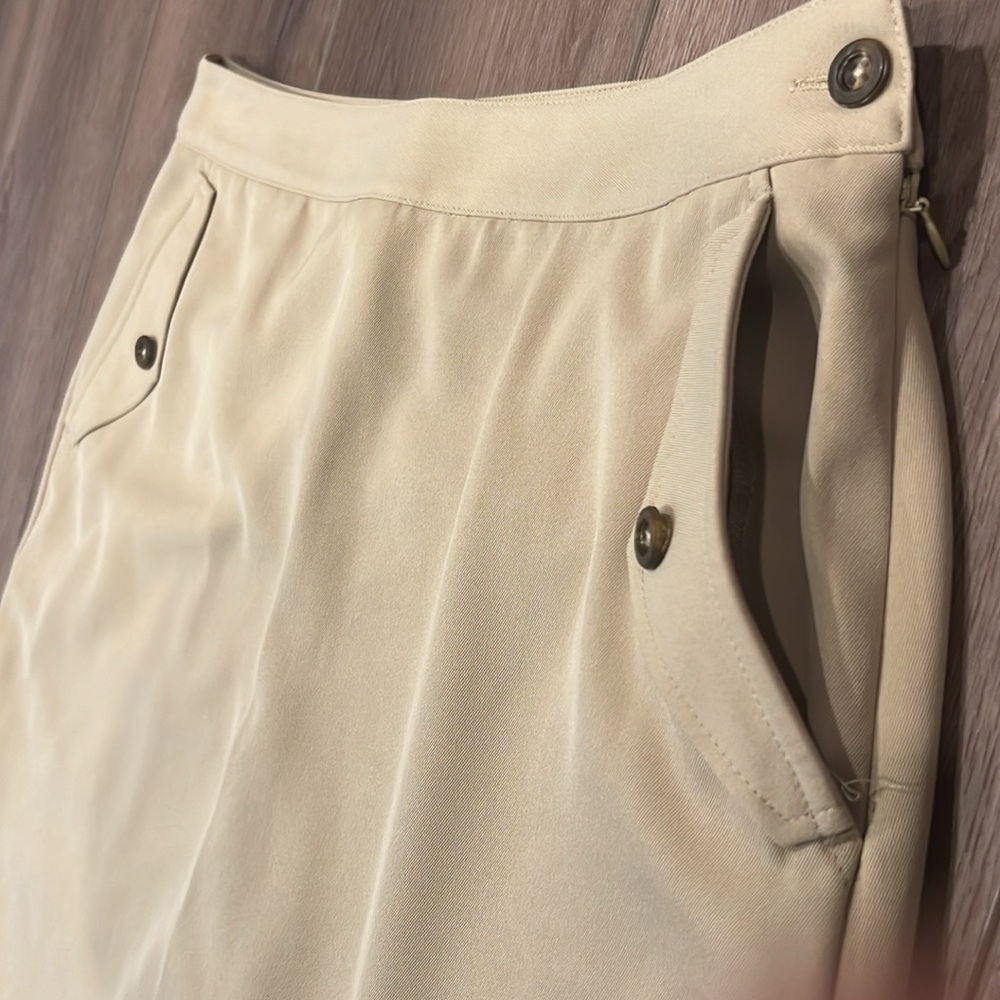EP Pro Golf Skort in Khaki, Tan, Side Zip, Three Pocket Size 6 Athletic - Picture 8 of 15